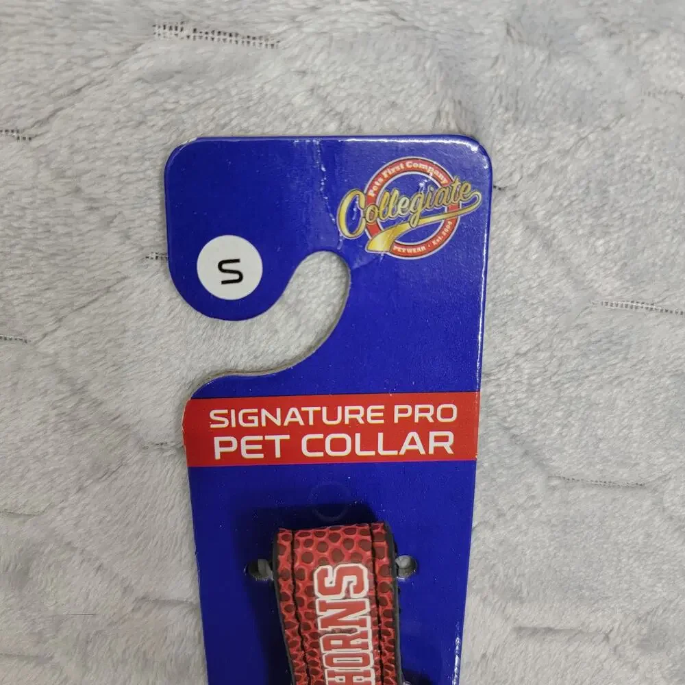Texas Longhorns Pets First Signature Pro Football Pet Collar Dog Size Small S